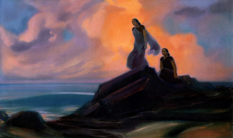 Awaiting by Svetoslav Roerich. 1944